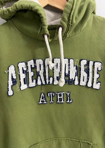 Abercrombie & Fitch Kapüşonlu Yeşil Kadın Sweatshirt
