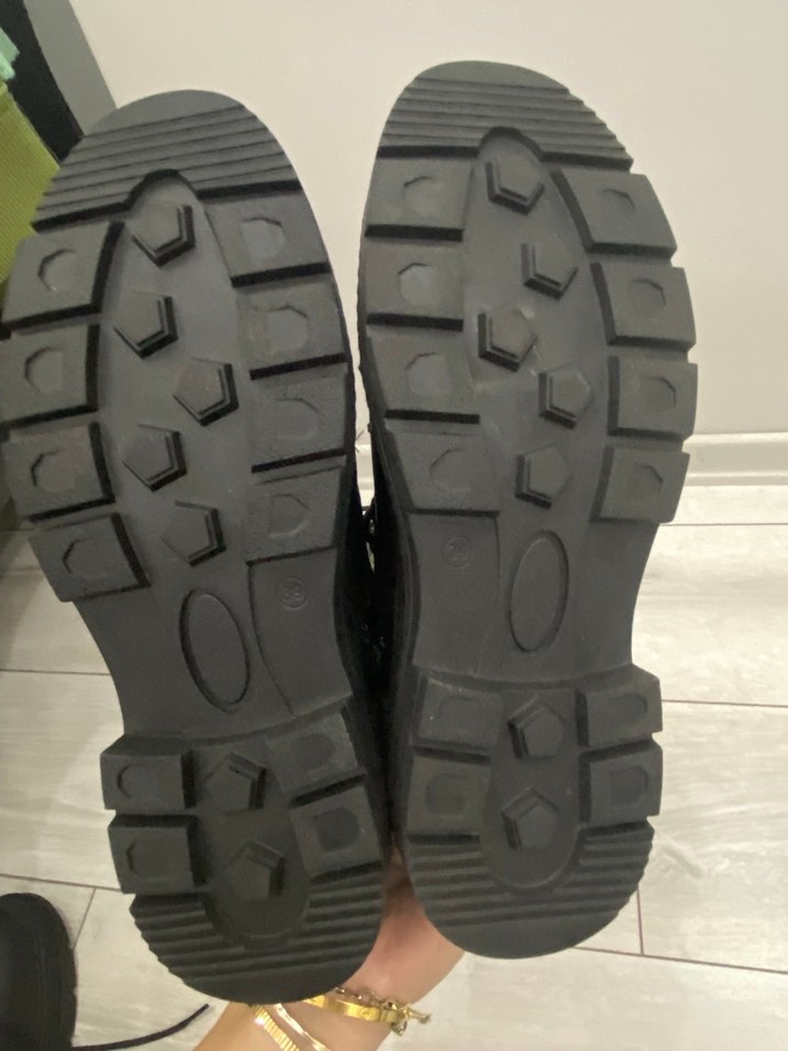 Siyah Gotik Kadın Çizme - Görsel 5