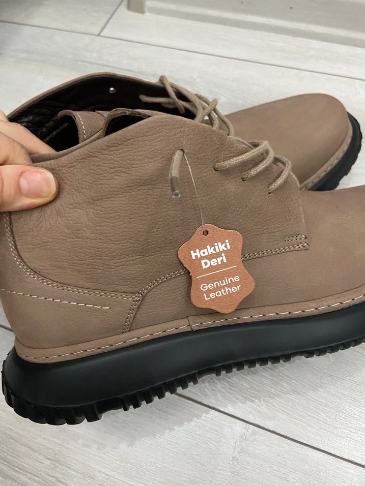 Deri Erkek Günlük Bot - Görsel 4