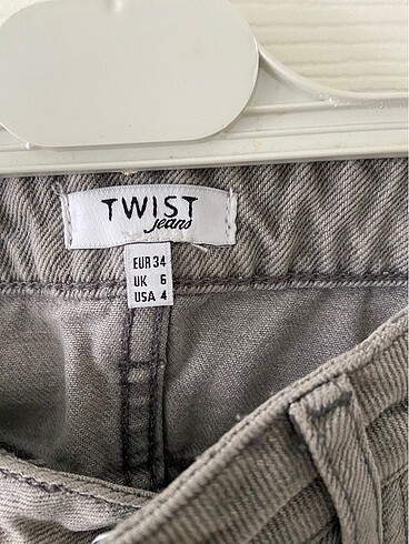 xs Beden gri Renk Sıfır twist marka pantolon
