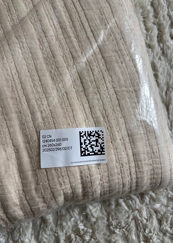 H&M çift kişilik muslin yatak örtüsü - Görsel 7