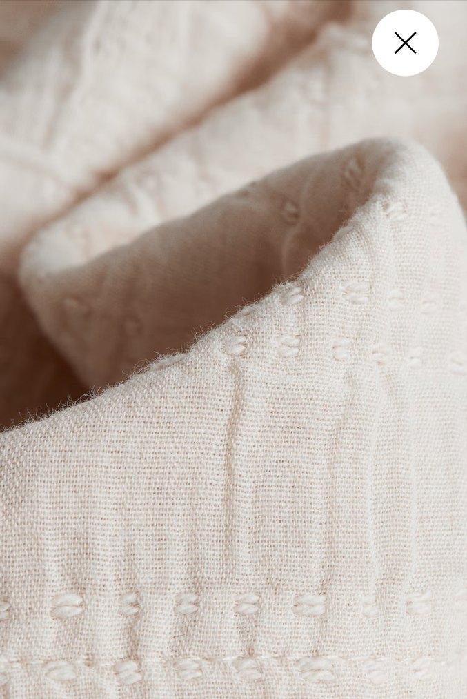 H&M çift kişilik muslin yatak örtüsü - Görsel 4