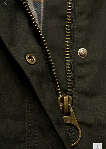 Mango kadife yakalı mumlu parka - Görsel 6