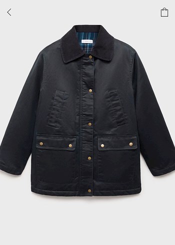 Mango mumlu görünümlü Parka - Görsel 6