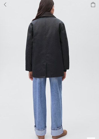 Mango mumlu görünümlü Parka - Görsel 3