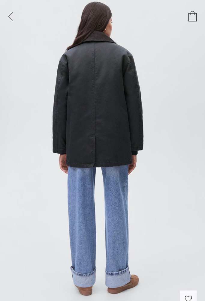 Mango mumlu görünümlü Parka - Görsel 3