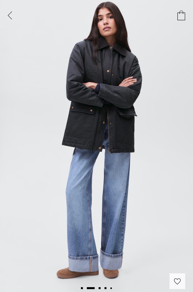 Mango mumlu görünümlü Parka - Görsel 2