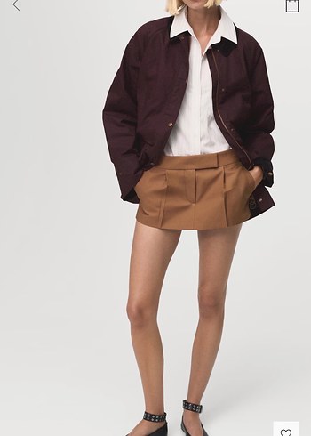 Mango mumlu görünümlü Parka - Görsel 5