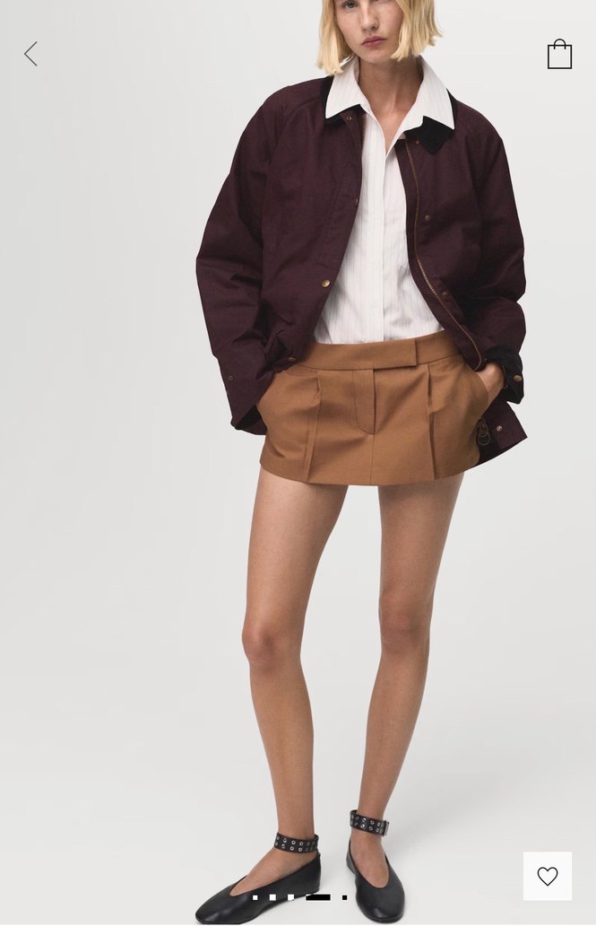 Mango mumlu görünümlü Parka - Görsel 5