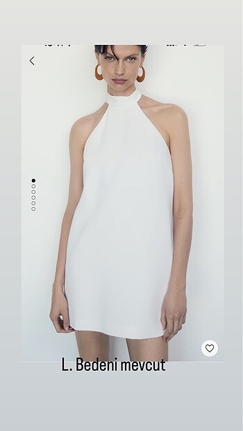 Mango halter yaka elbise