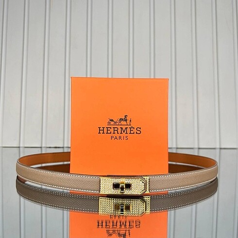 Beden siyah Renk HERMES DERİ KEMER