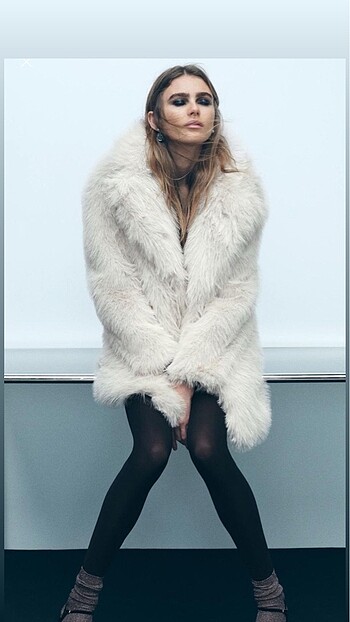 Zara ZARA Peluş kürk