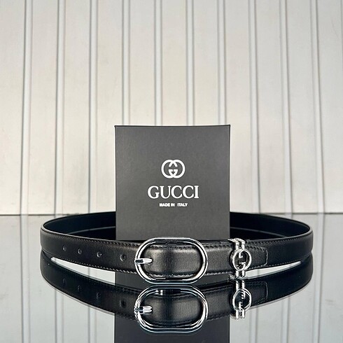 Beden kahverengi Renk Gucci Deri Kemer