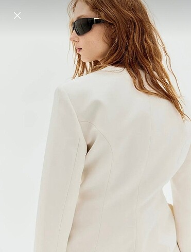 xs Beden beyaz Renk H&M Blazer Ceket