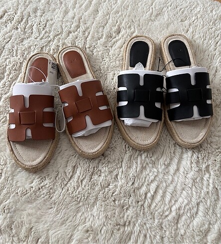 39 Beden kahverengi Renk H&M sandalet