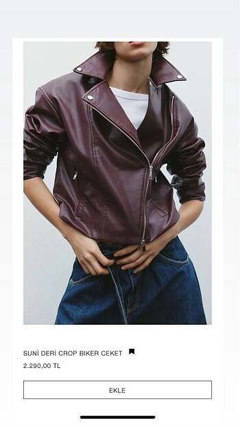 Zara Biker ceket