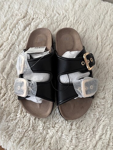 37 Beden siyah Renk H&M sandalet