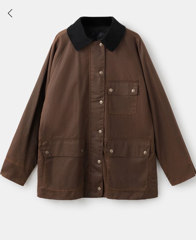 Mango mum görünümlü kadife yakalı parka - Görsel 5