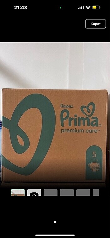 Prima premium care 5 numara 108?li