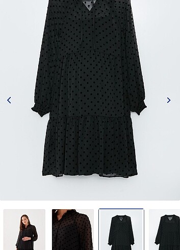 Yepyeni Siyah Hamile elbisesi - Görsel 5