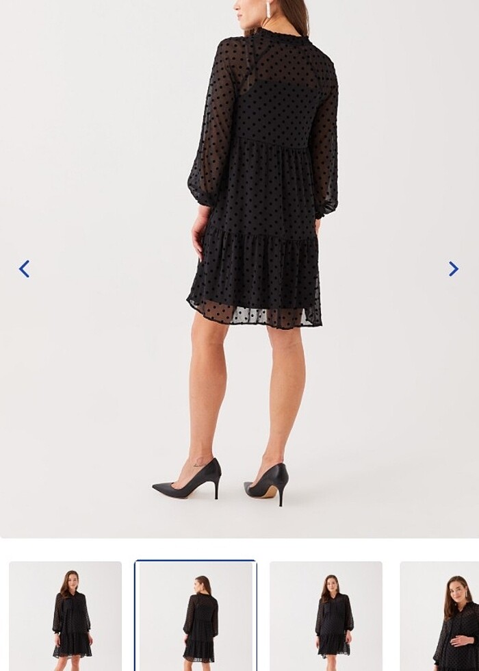 Yepyeni Siyah Hamile elbisesi  - Görsel 2