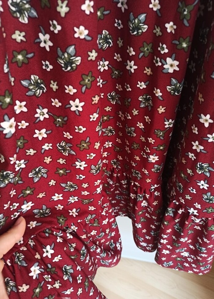 Yazlık Maxi Boy Elbise  - Görsel 5