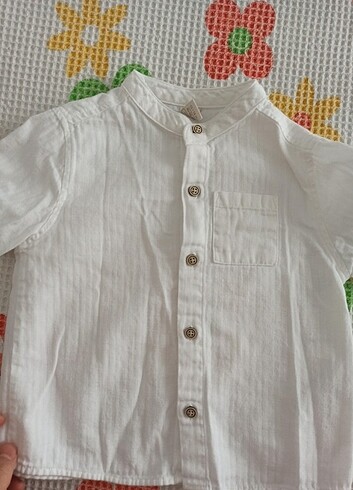 Erkek Bebek Gömlek Pantolon Takım  - Görsel 2