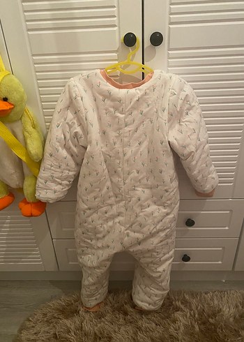 Fermuarlı Bebek Kız Tulumu - Görsel 4