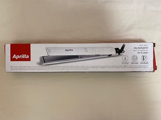 Aprilla saç düzleştirici