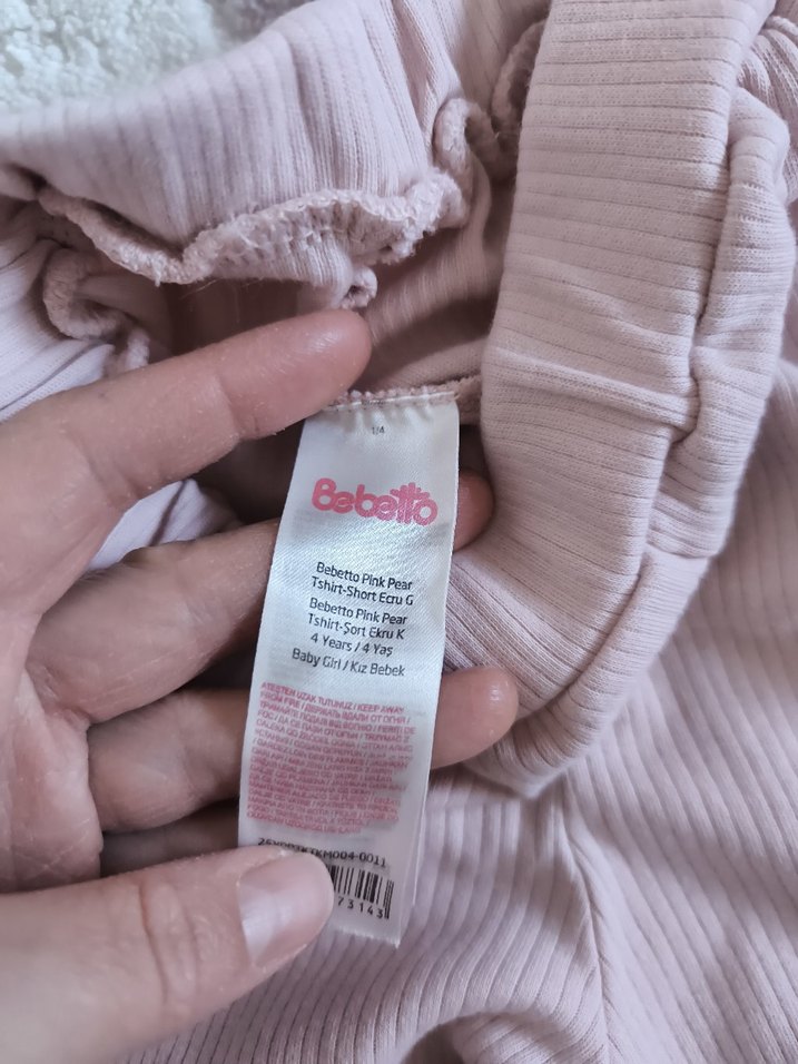 Kız Çocuk penye  Şort - Görsel 3