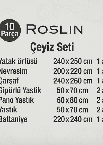 Gri Nakışlı Nevresim ve Çarşaf Seti - Görsel 2