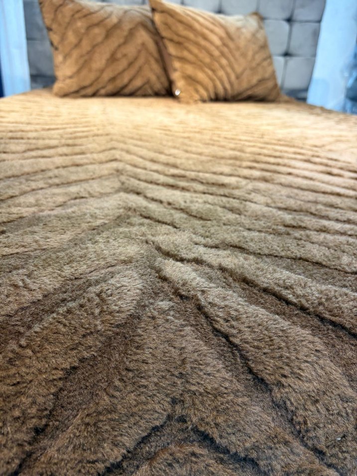    MERİNOS Fashion ÇİFT ve TEK KİŞİLİK KabartmalıBATTANIYE - Görsel 2