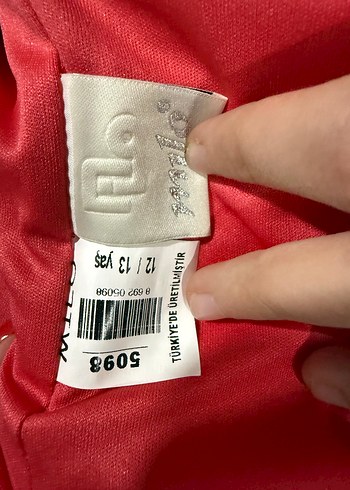 Kırmızı Straplez Fırfırlı Midi Abiye Elbise - Görsel 4