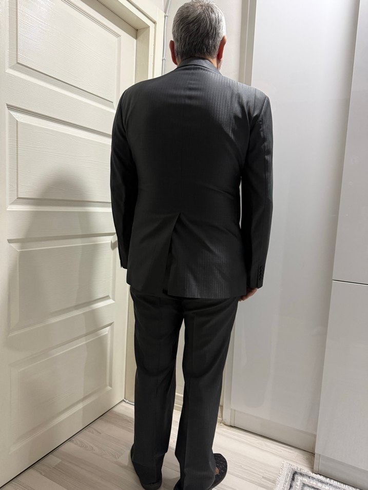 İtalyan marka Gri Erkek Takımı - Görsel 4