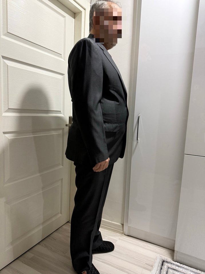 İtalyan marka Gri Erkek Takımı - Görsel 3