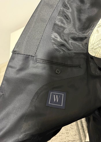 W collection Düğmeli Siyah Erkek Takım Elbise - Görsel 5