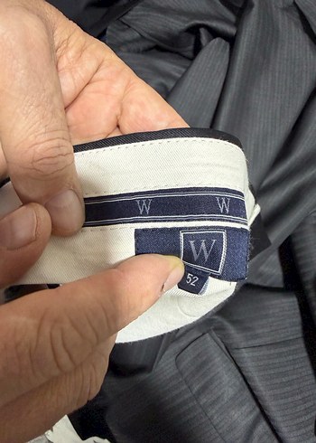 W collection Düğmeli Siyah Erkek Takım Elbise - Görsel 6