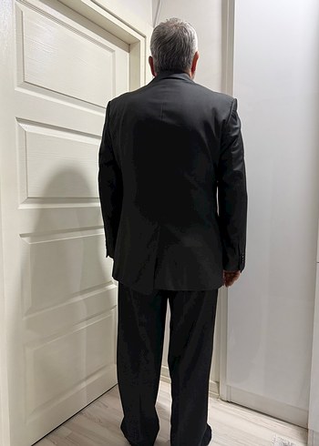 Koyu Gri Erkek Takım Elbise - Görsel 4