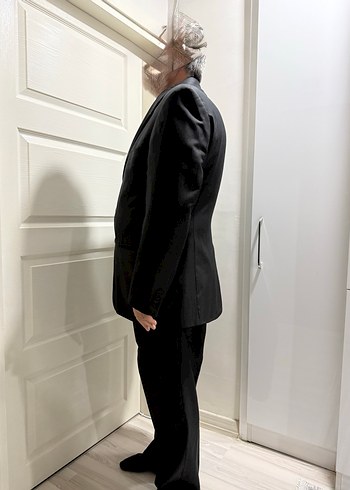 Koyu Gri Erkek Takım Elbise - Görsel 2