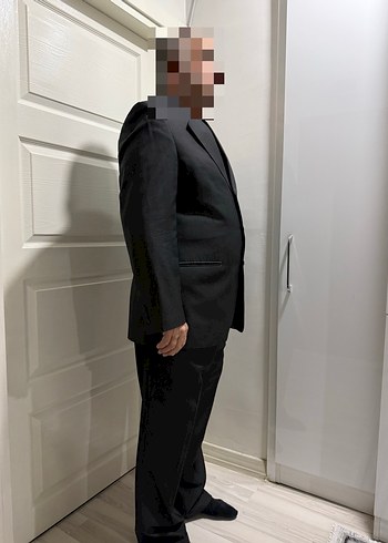 Koyu Gri Erkek Takım Elbise - Görsel 3