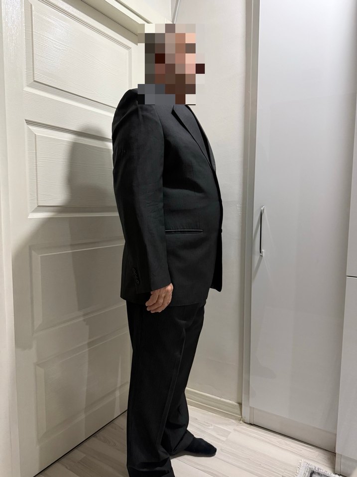 Koyu Gri Erkek Takım Elbise - Görsel 3