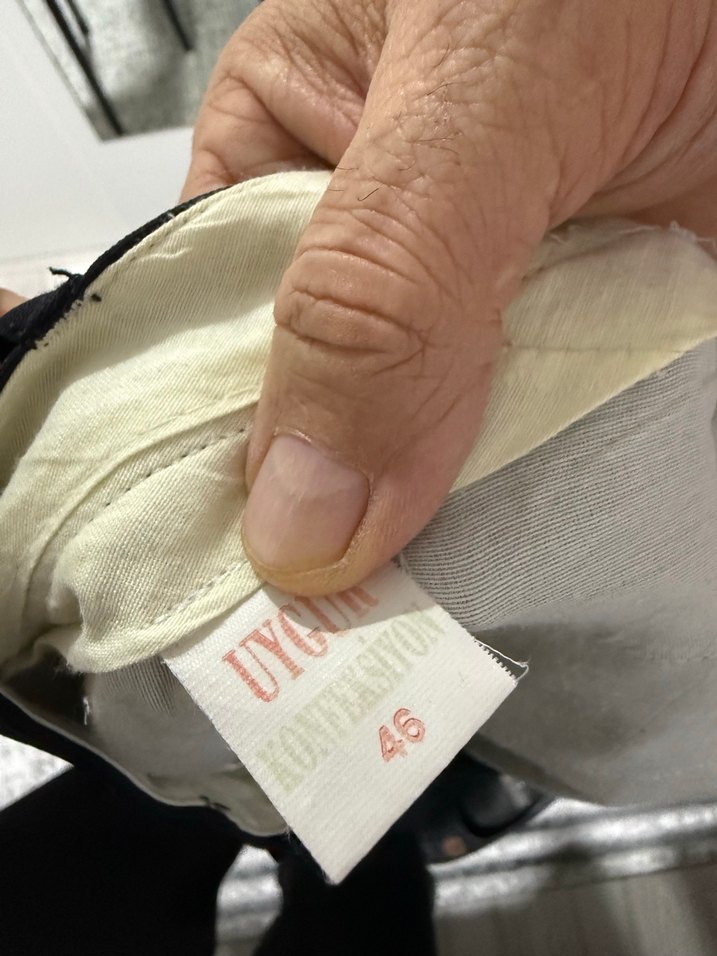 Kemerli Erkek Lacivert Ofis Pantolonu - Görsel 3