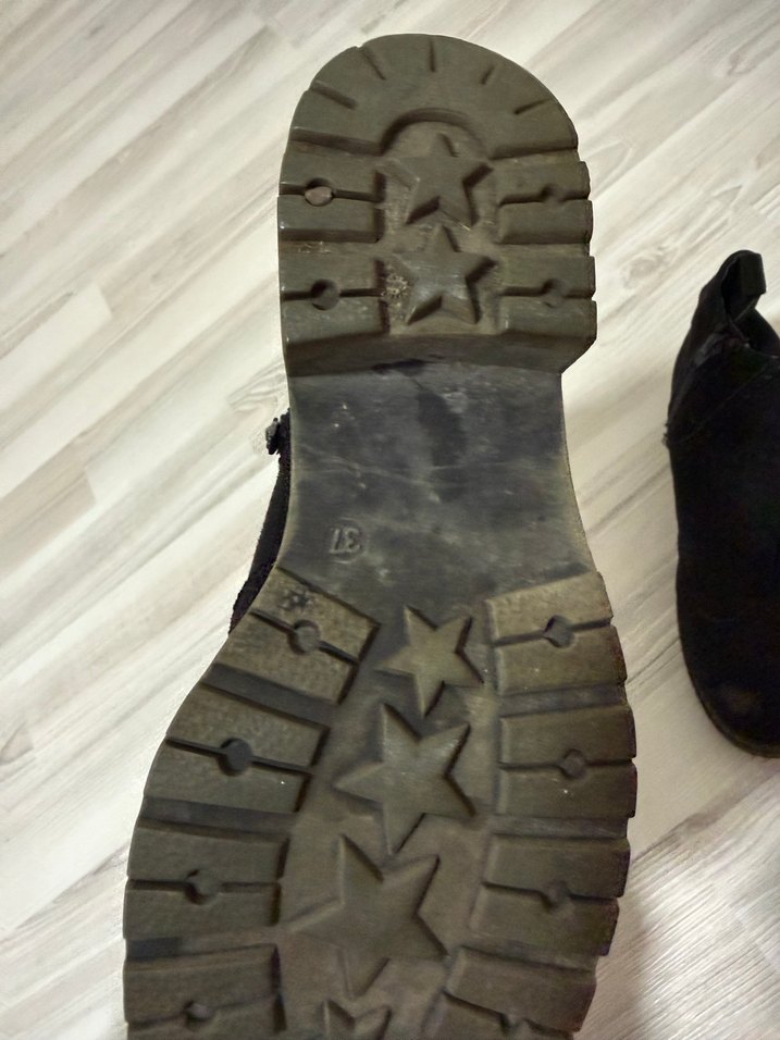 Siyah Süet Gizli Topuklu Gotik Bot - Görsel 2