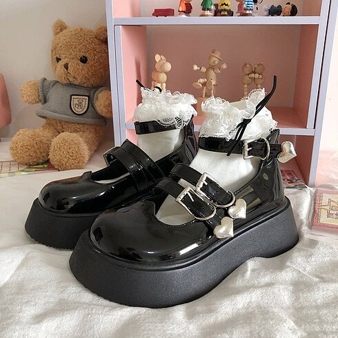 lolita fairycore ayakkabı