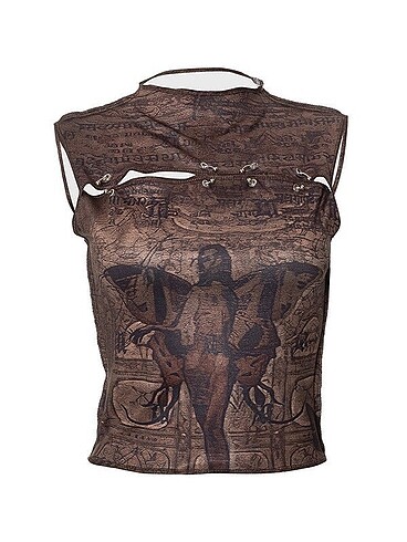 s Beden y2k crop tshirt