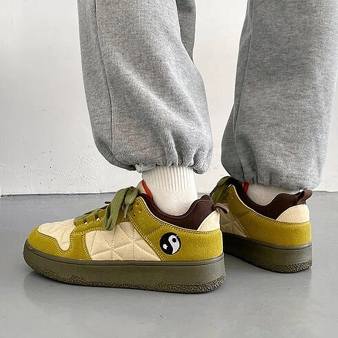36 Beden yeşil Renk y2k sneaker