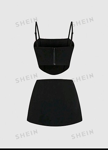 Sheinside Kurdeleli etek bluz takım 