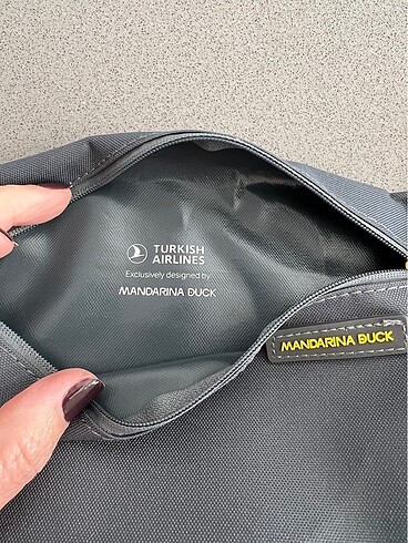 Beden gri Renk Mandarina Duck THY cantasi