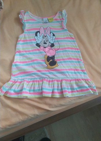 12-18 Ay Beden çeşitli Renk askılı penye elbise kız çocuk 12ve 18ay uyumludur 80 cm