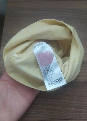 1-2 Yaş, 19 cm Beden penye şapka çocuk